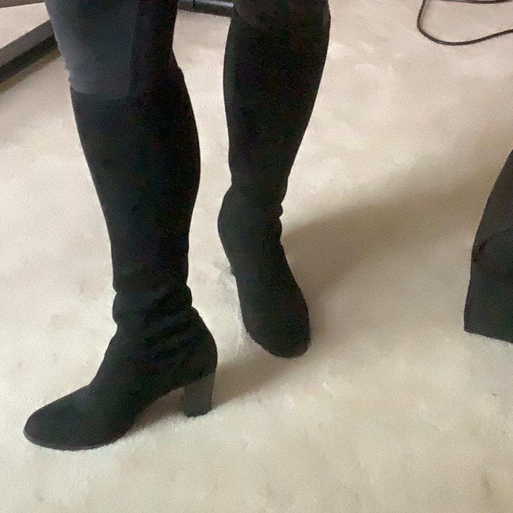 Boden, Stretch Boots, Size 39, Black